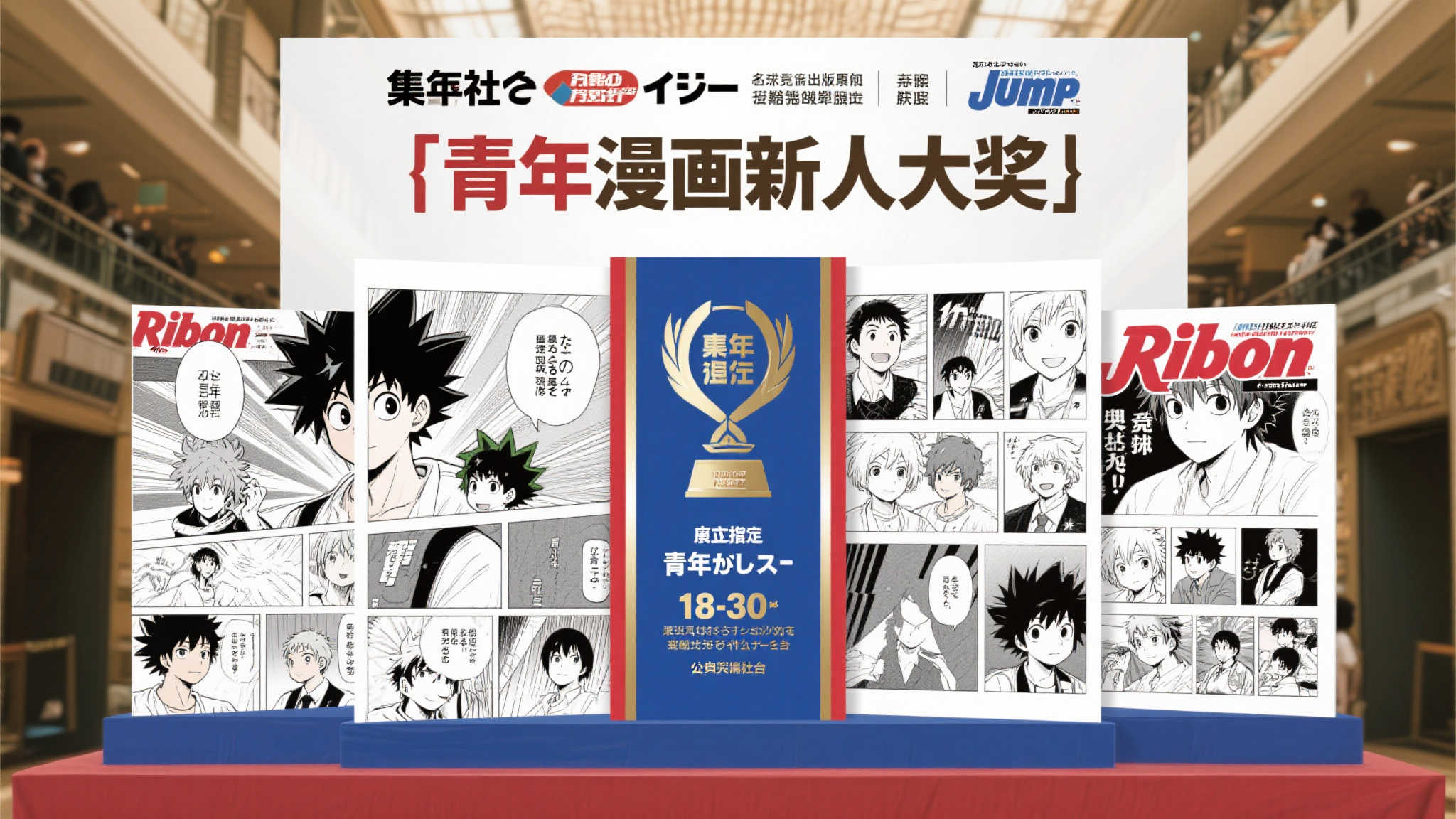 集英社推出“青年漫画新人大奖”，奖金相当诱人！